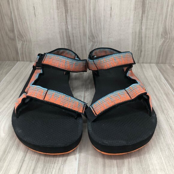 Teva Sandals Mens 10 Orange Blue Hook and Loop Outdoor Shoes main image 8